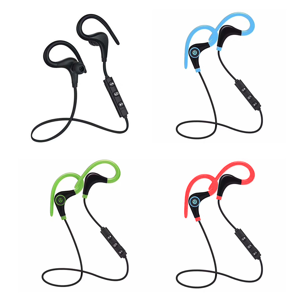 

Bluetooth-compatible 5.0 Sports Headphones Wireless Ear-hook Stereo Headset, Green, 501 Original