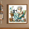 Sewing Grandma Full Counted Cross Stitch 14CT 2-Strand 40x40cm