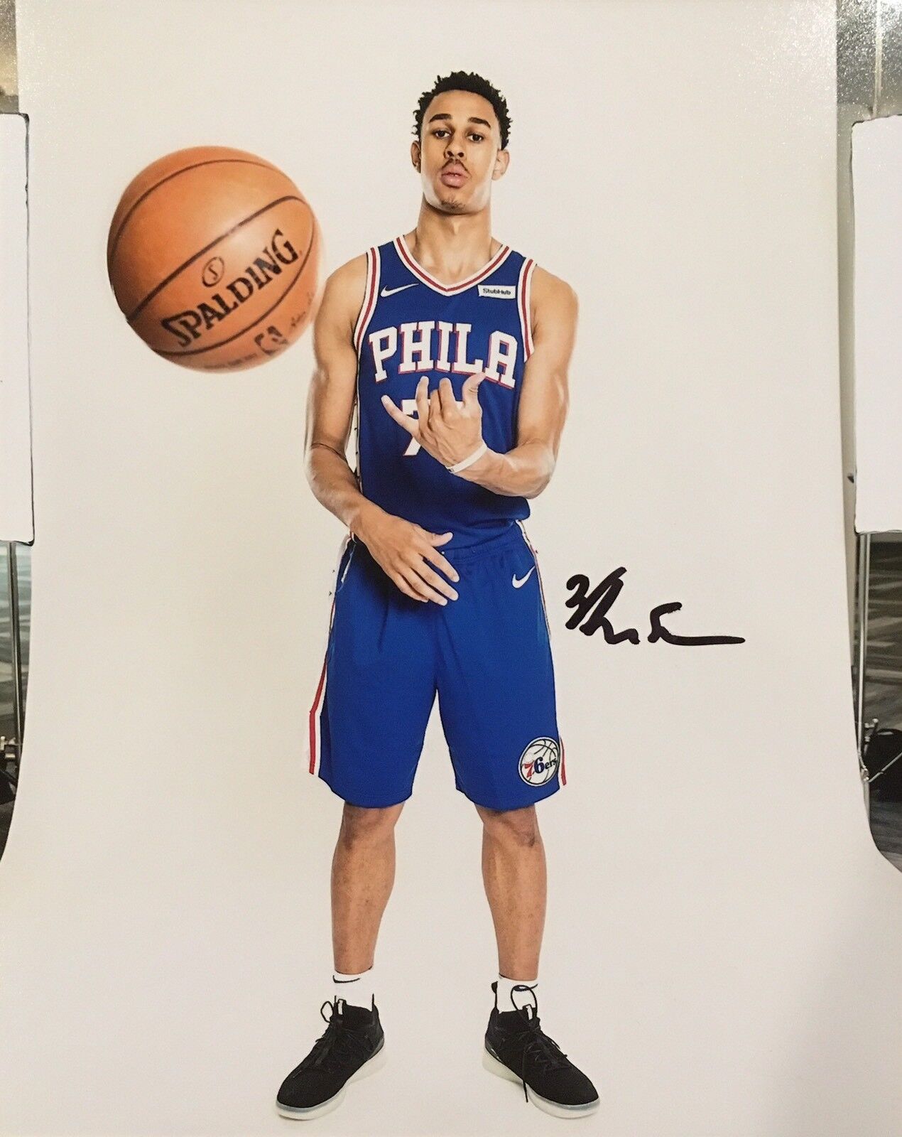 PROOF! ZHAIRE SMITH Signed Autographed 8x10 Photo Poster painting PHILADELPHIA 76ers SIXERS