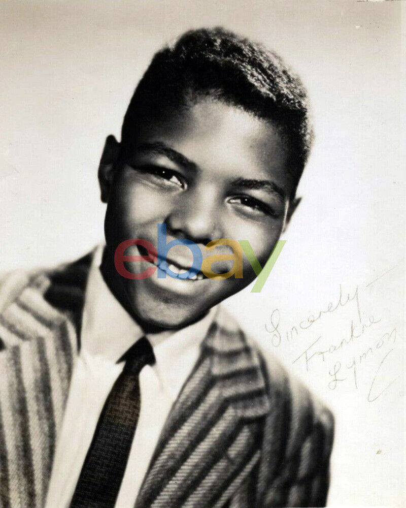 FRANKIE LYMON SIGNED Photo Poster painting 8X10 reprint