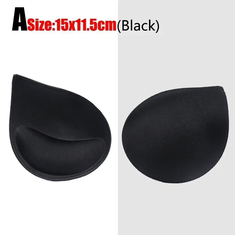 Bayuyun 3D Removable Push Up Bra Pads Inserts Women Underwear Breast Lift Breathable Sponge Padded Bra Pad Lining Swimsuit Bra Insert