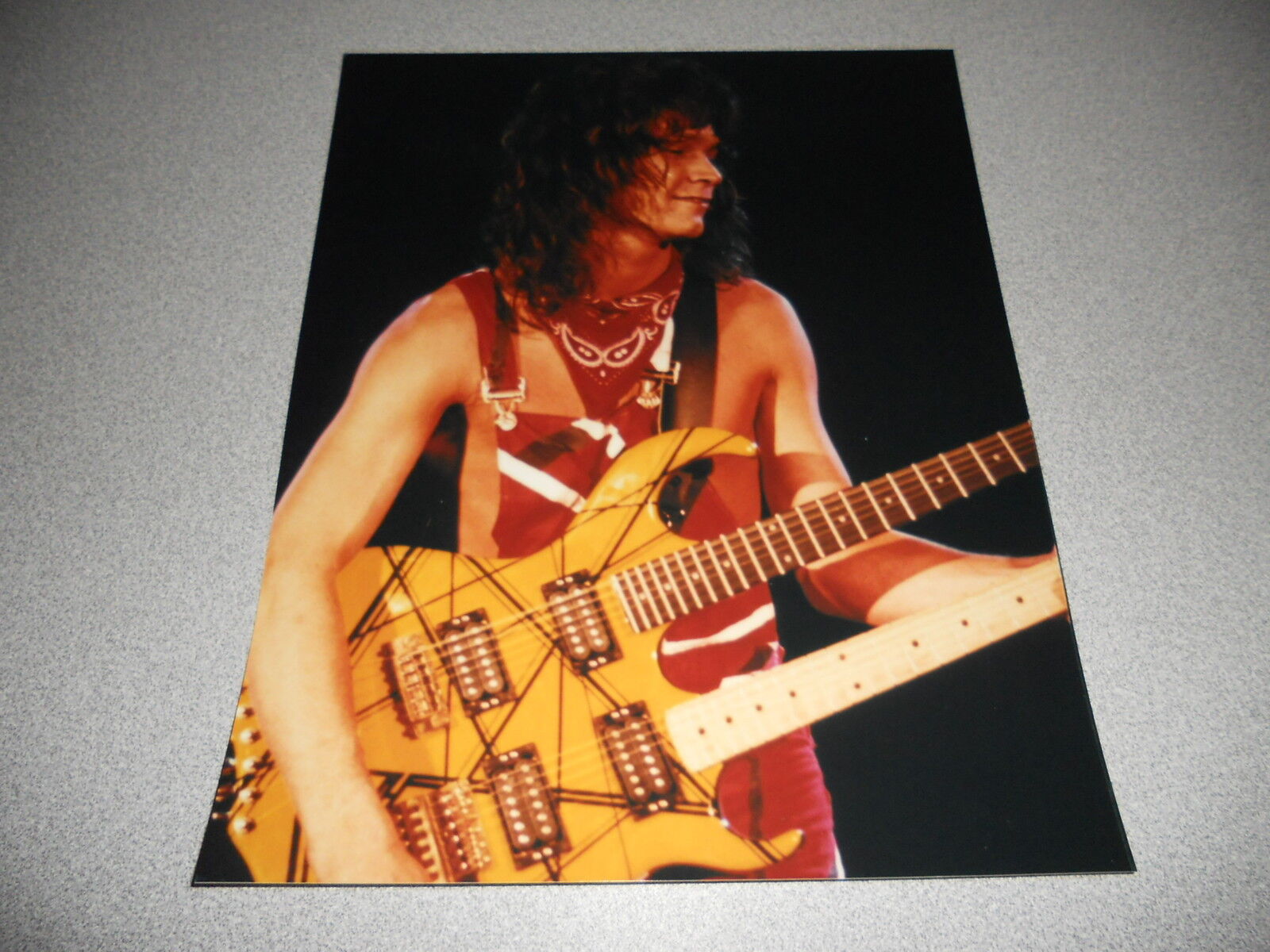 Eddie Van Halen Vintage Live Concert 8x10 Photo Poster painting #8