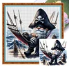 Pirate Goblin-18CT Stamped Cross Stitch 30*30cm/11.81*11.81in