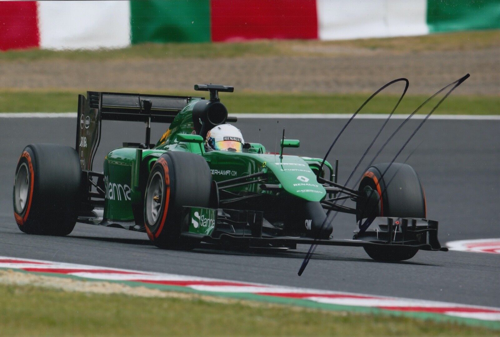 Kamui Kobayashi Hand Signed 12x8 Photo Poster painting F1 Autograph Caterham F1 Team