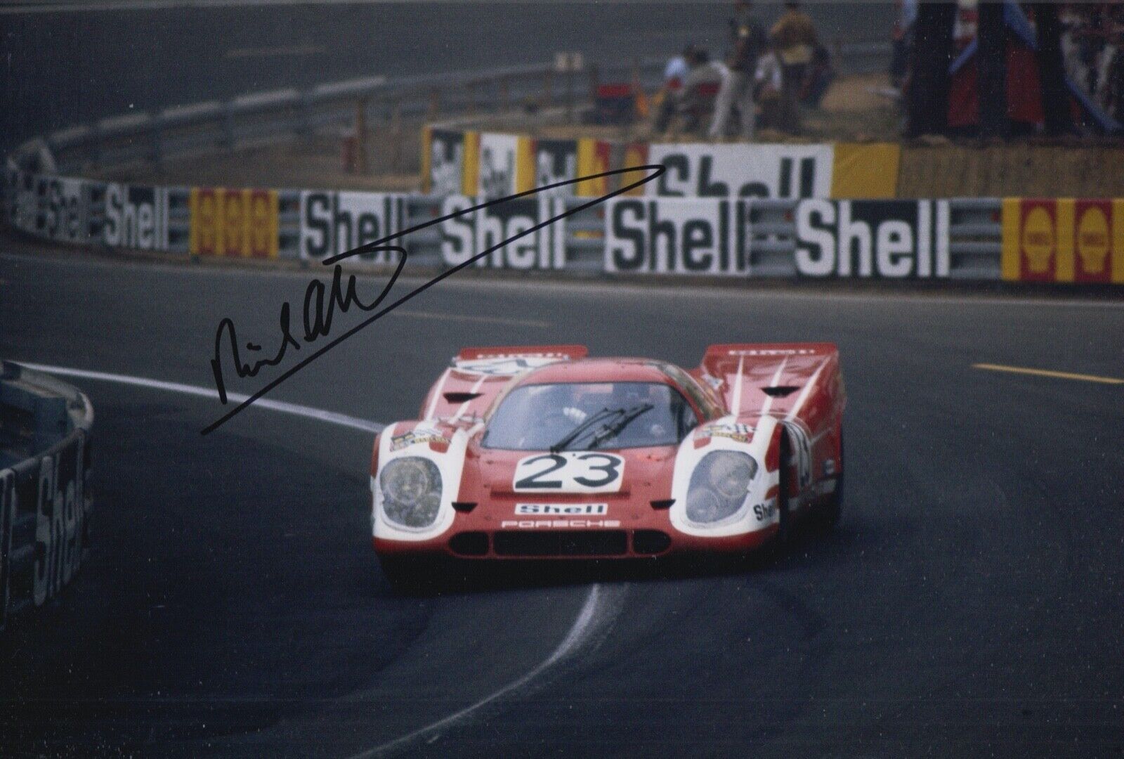 Richard Attwood Hand Signed 12x8 Photo Poster painting Le Mans Autograph Porsche 1