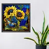 Sunflower Glass Painting-Paint by Numbers Acrylic Painting 40*40CM