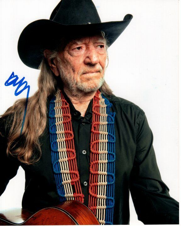 WILLIE NELSON Signed Autographed Photo Poster painting