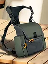 Binocular Harness Chest Pack Hunting Adjustable Bino Case w/ Rangefinder Pouch