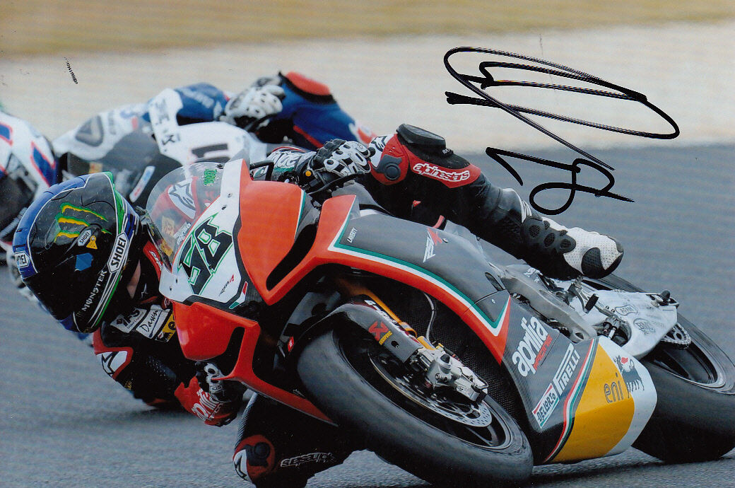 Eugene Laverty Hand Signed Aprilia 7x5 Photo Poster painting WSBK 2.