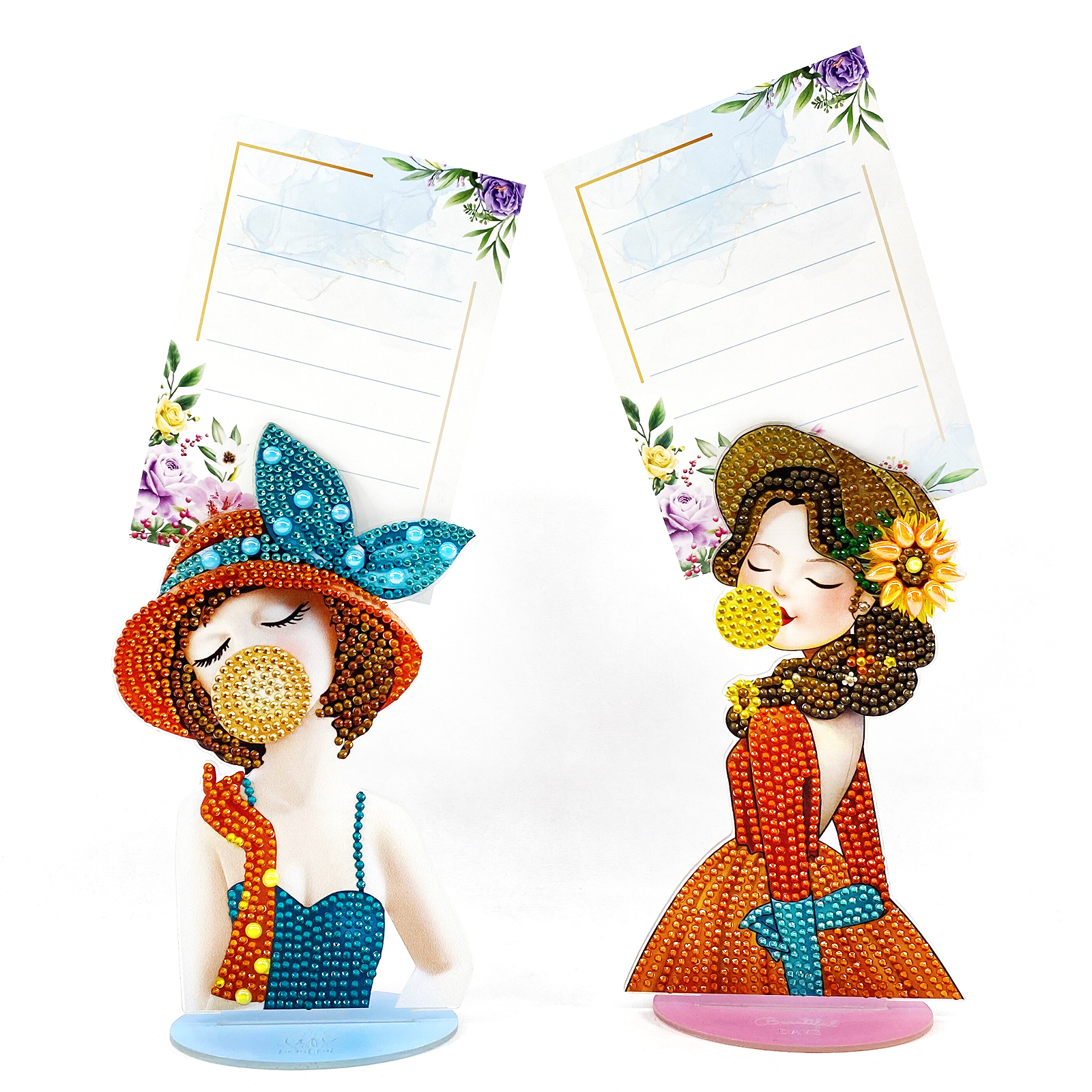 

2pcs Note Holder Table Stand - 5D DIY Craft Ornament, 501 Original