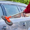 Car Washer Mop Double Brush Head Stretching Handle Car Wash Brush Telescopic Mop