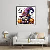 Pumpkin Gnome-11CT Stamped Cross Stitch 40*40cm/15.75*15.75in tapestrymarket