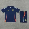 Kids Kit Spain 24-25 Short-sleeve Tracksuit Royal blue Chandal   