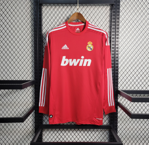 Retro 11/12 Real Madrid Away Long Sleeve Football Shirt Thai Quality