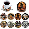 8pcs Full Drill DIY Gem Art Diamond Painting Set(Halloween Spooky)