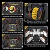 MOC Sports Car Steering Wheel Building Blocks - Technic Mechanical Assembly Toy Model