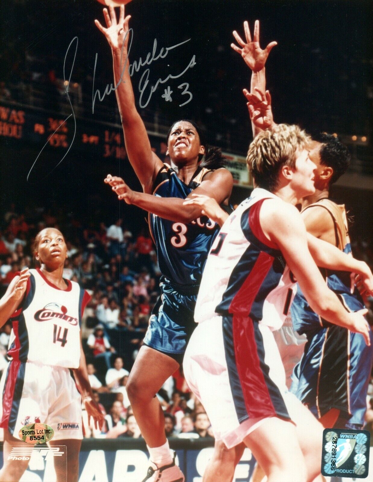 Shalonda Enis WNBA Hand Signed Autograph 8x10 Photo Poster painting WNBA Hologram