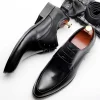 Mens Classic Derby Dress Shoes Leather