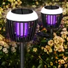 Solar Light Bug Zapper Waterproof Outdoor Mosquito Killer Solar Powered Fly Trap