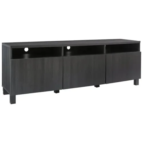 Pornhint Ashley Furniture Yarlow Extra Large Engineered Wood TV Stand in Black