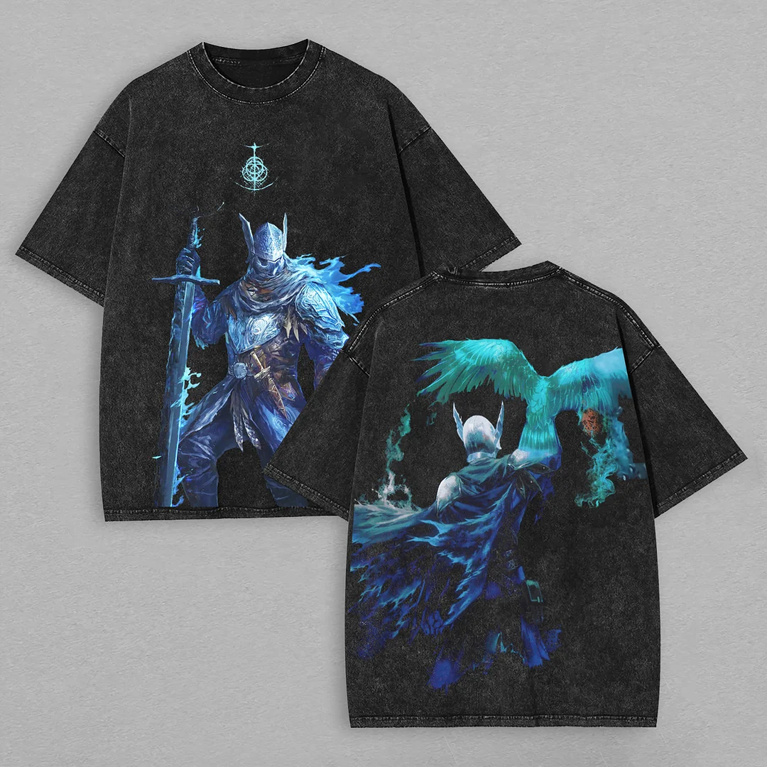Elden Ring Printed Unisex Washed T-Shirt