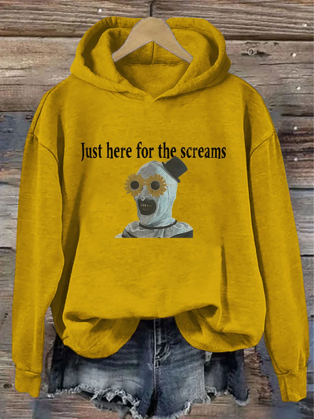 Just Here For The Screams Hoodie