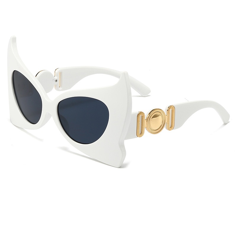 Oversized Cat Eye Sunglasses Women Party Vintage Y2K Shades Designer PUNK Gafas Sun Glasses UV400 Luxury Eyewear Oculos