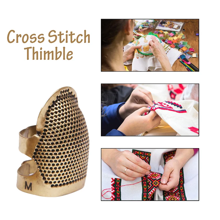 Sewing Thimbles For Fingers, Cross-Stitch Fingertip Protect