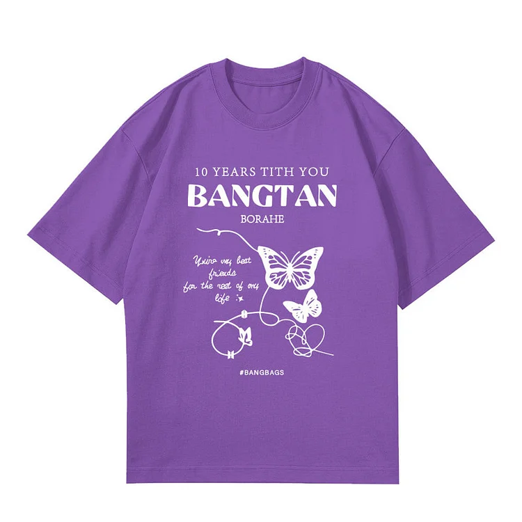 BTS Festa 10th Anniversary Festa Borahe I Purple You T-shirt