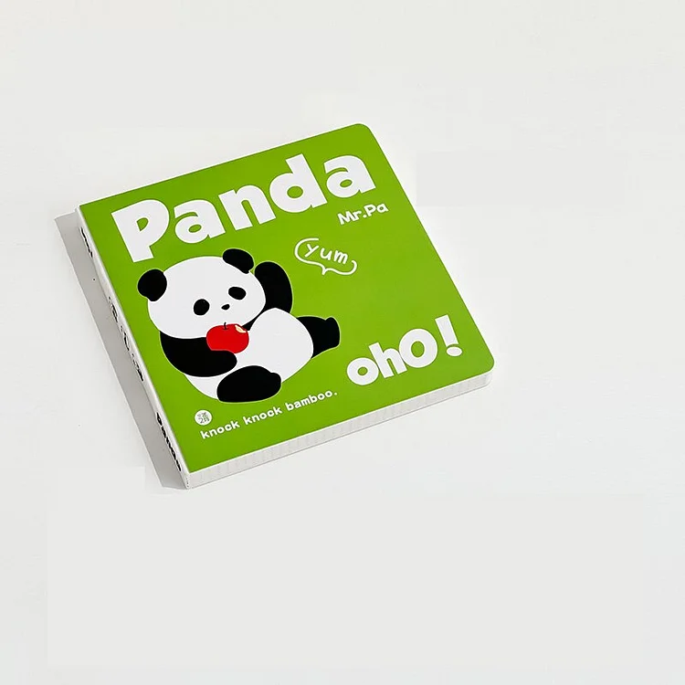 Journalsay 100 Sheets Panda Is Coming Series Cartoon Square Book Kawaii Notebook