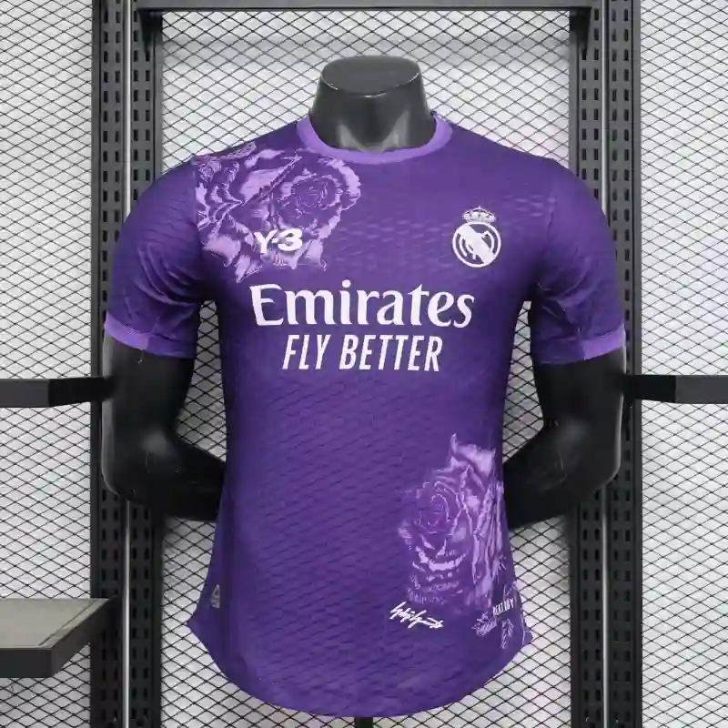 24/25 Player Version Real Madrid Purple Special Edition Soccer Jersey