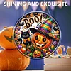 Diamond Painting 2D Flat Halloween Pumpkin Theme Pendant Home Wall Decoration