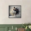 Fille De Piano-Complète Rond Diamant Peinture-40*40CM
