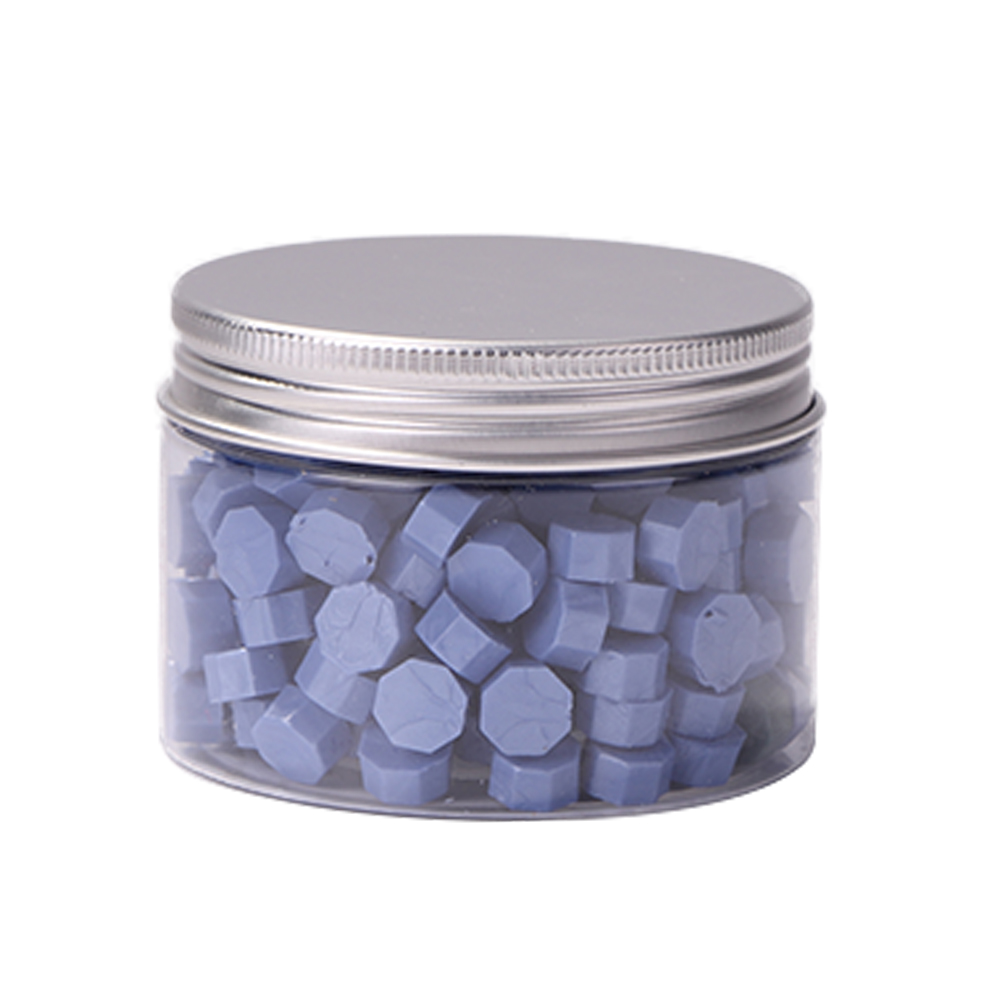 

200pcs Octagon Sealing Wax Blue Wax Beads - Wax Seal Stamp, 501 Original