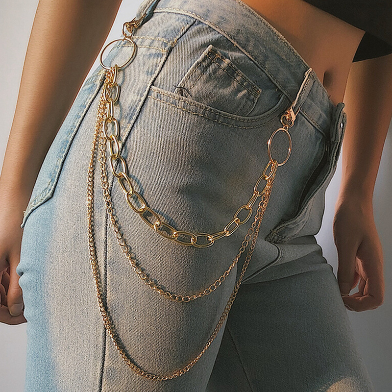 Personalized thick chain all-match waist chain
