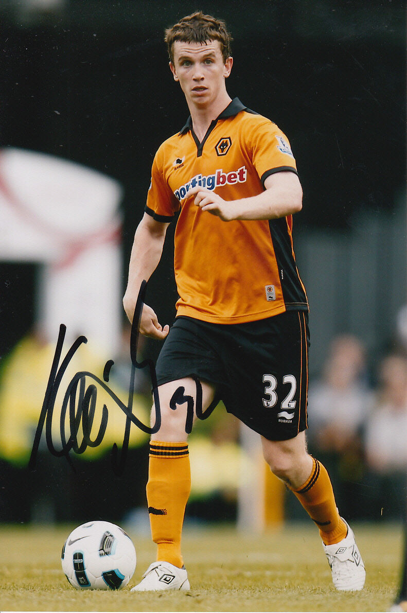 WOLVES HAND SIGNED KEVIN FOLEY 6X4 Photo Poster painting 1.