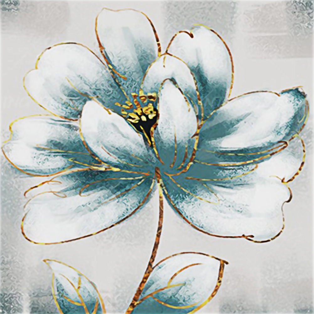 

Lotus Flower - 11CT Stamped Cross Stitch - 48*48CM, 501 Original