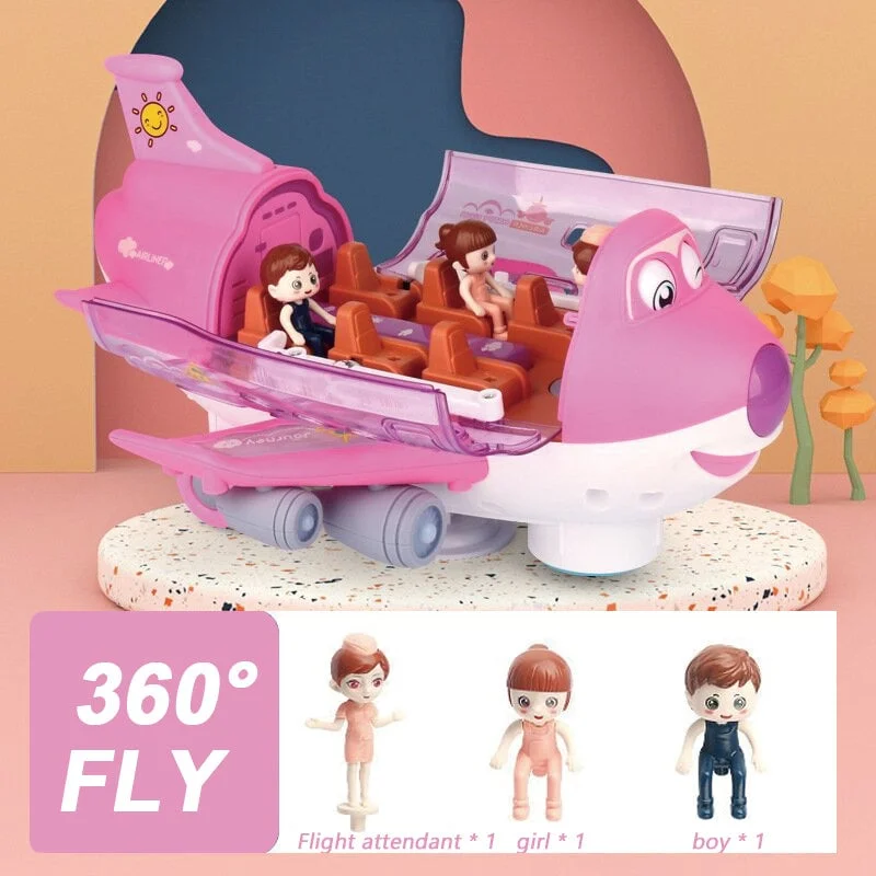 🔥Children's Day Gift🔥360° Rotatable Electric Airplane Toy