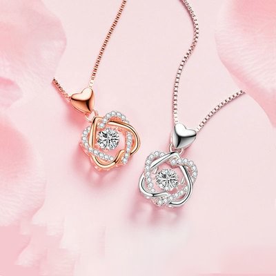 Girlfriend Gift Beating Heart Hexagram Necklace-barclient