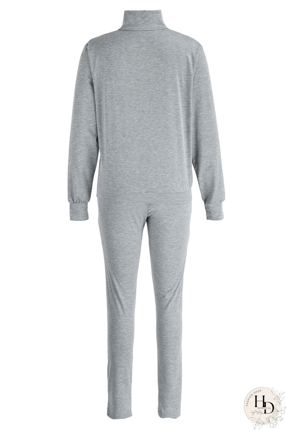 Black Casual Sportswear Solid Hollowed Out Patchwork Zipper Collar Long Sleeve Two Pieces