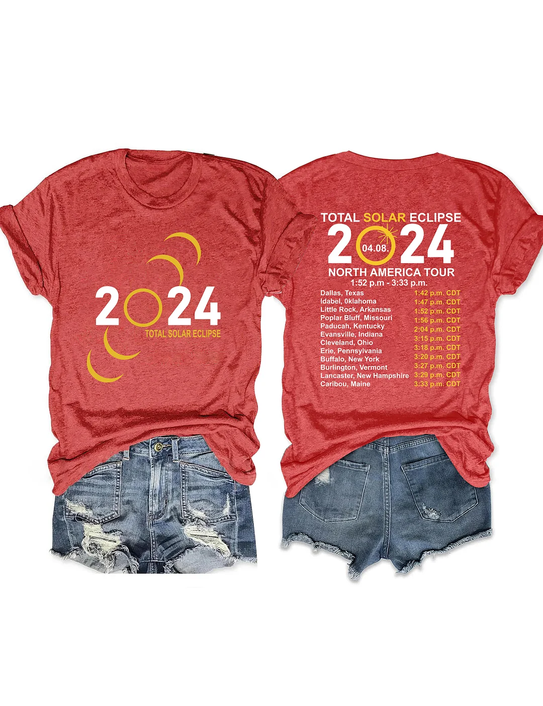 Total Solar Eclipse 2024 T-shirt
