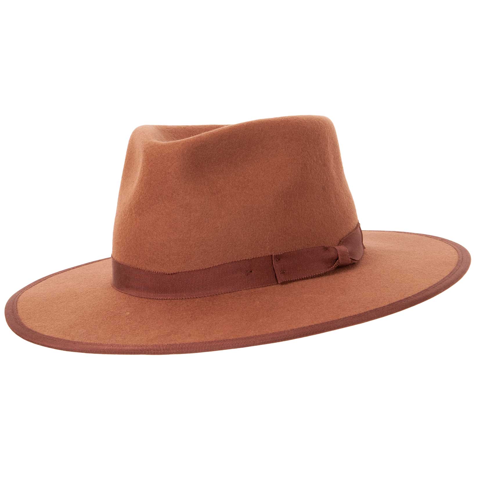 Bondi - Mens Wide Brim Felt Fedora Hat