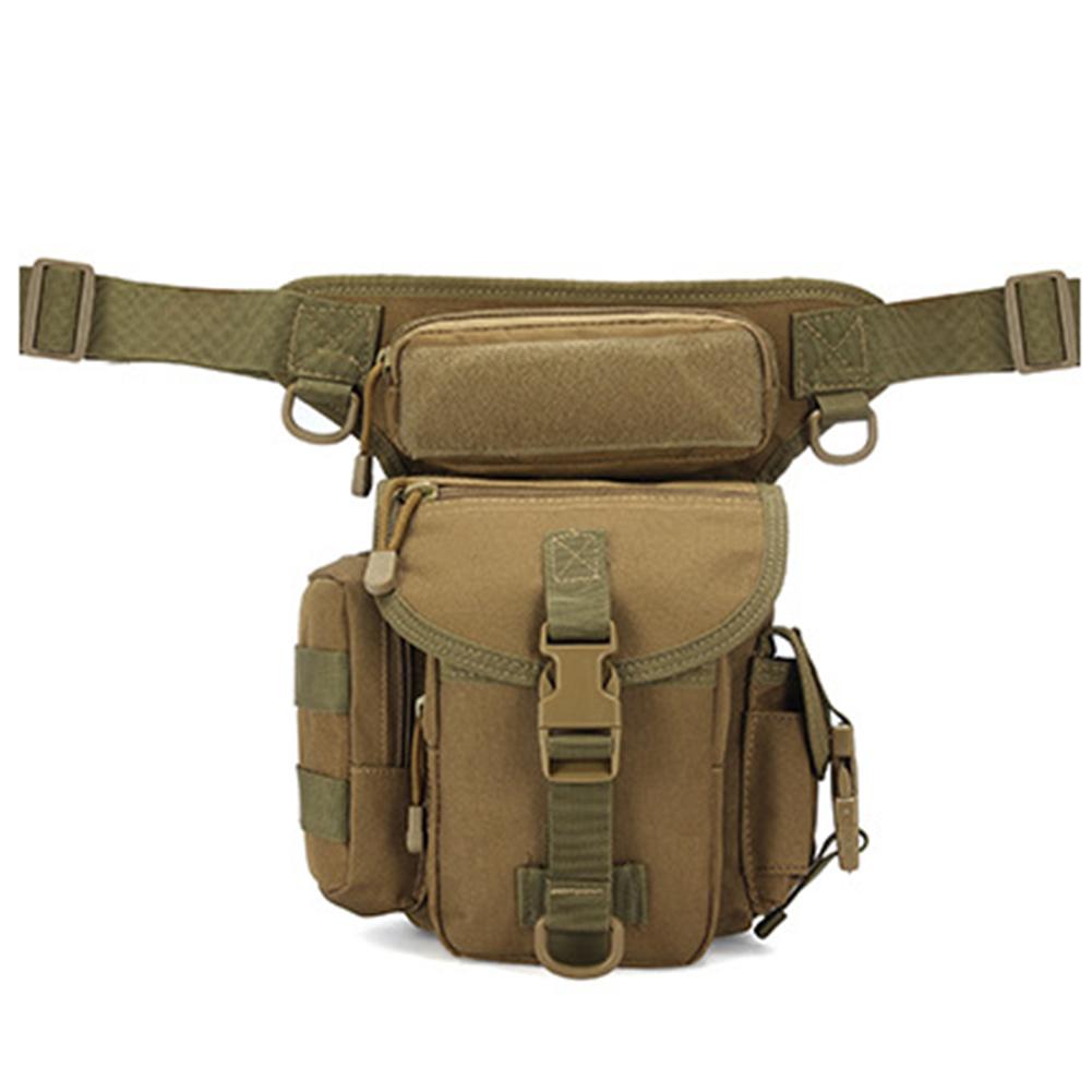 

Waterproof Molle Pouch Waist Packs Fishing Tackle Bags Leg Bag (Camel), 501 Original
