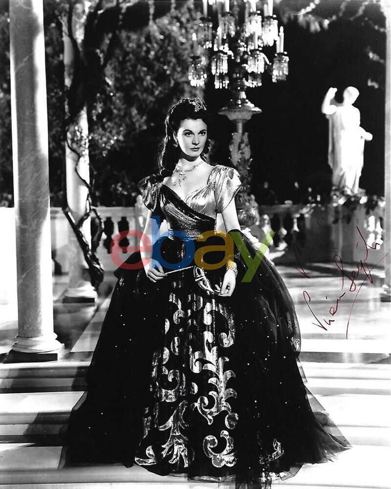 Vivien Leigh Autographed 8X10 Photo Poster painting reprint