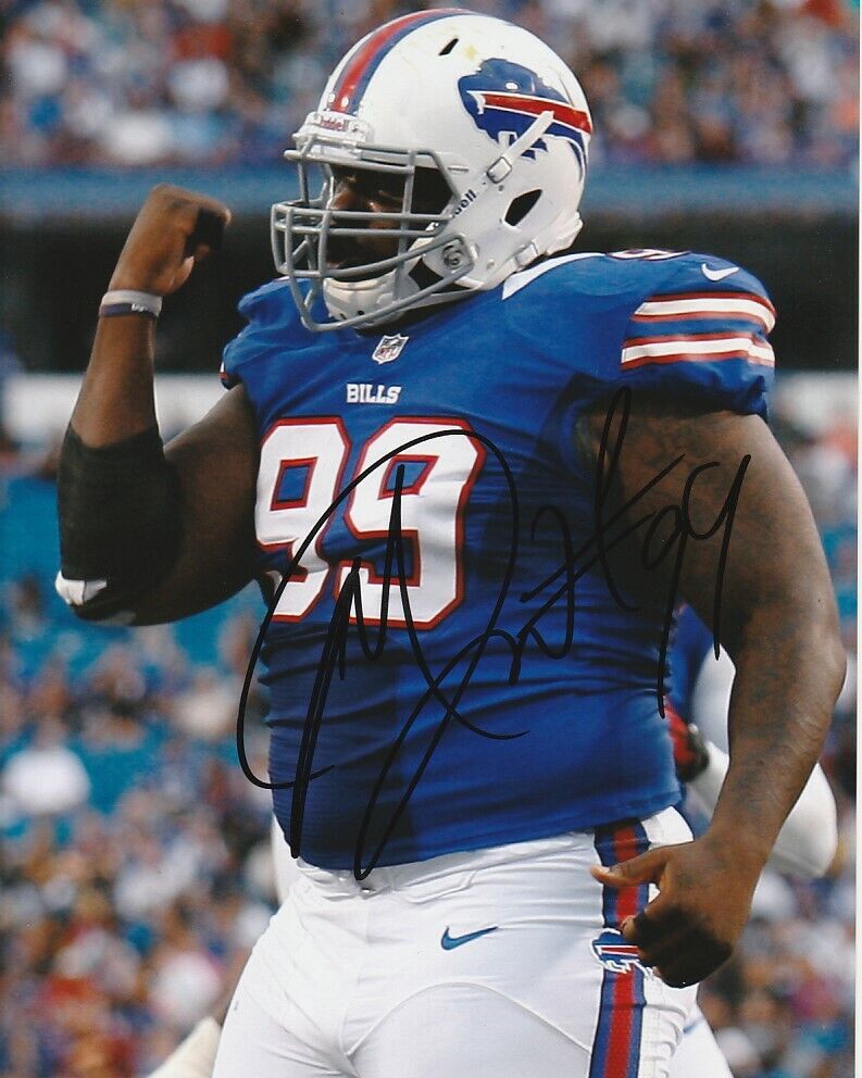 MARCELL DAREUS SIGNED BUFFALO BILLS FOOTBALL 8x10 Photo Poster painting #1 NFL AUTOGRAPH PROOF