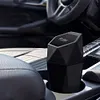 2Pcs Mini Car Trash Can with Lid Leakproof Vehicle Trash Bin Small Car Dustbin