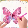 6 Stück Schmetterling - 5d DIY Handwerk Aufkleber Magnet