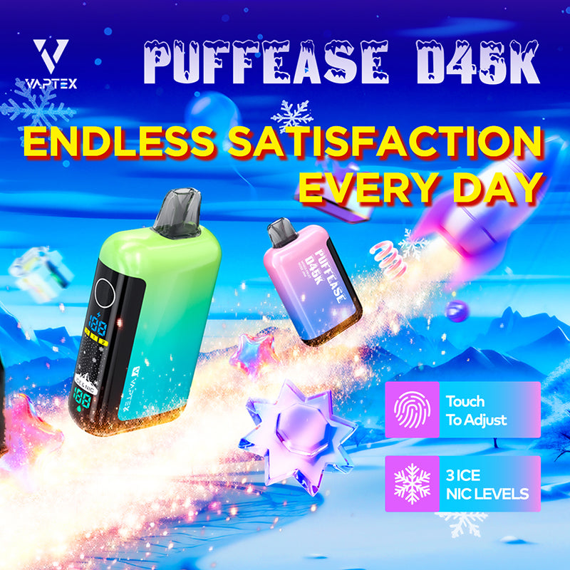 VAPTEX PUFFEASE D45000 Puffs Disposable Vape Wholesale VAPTEX CTYVape