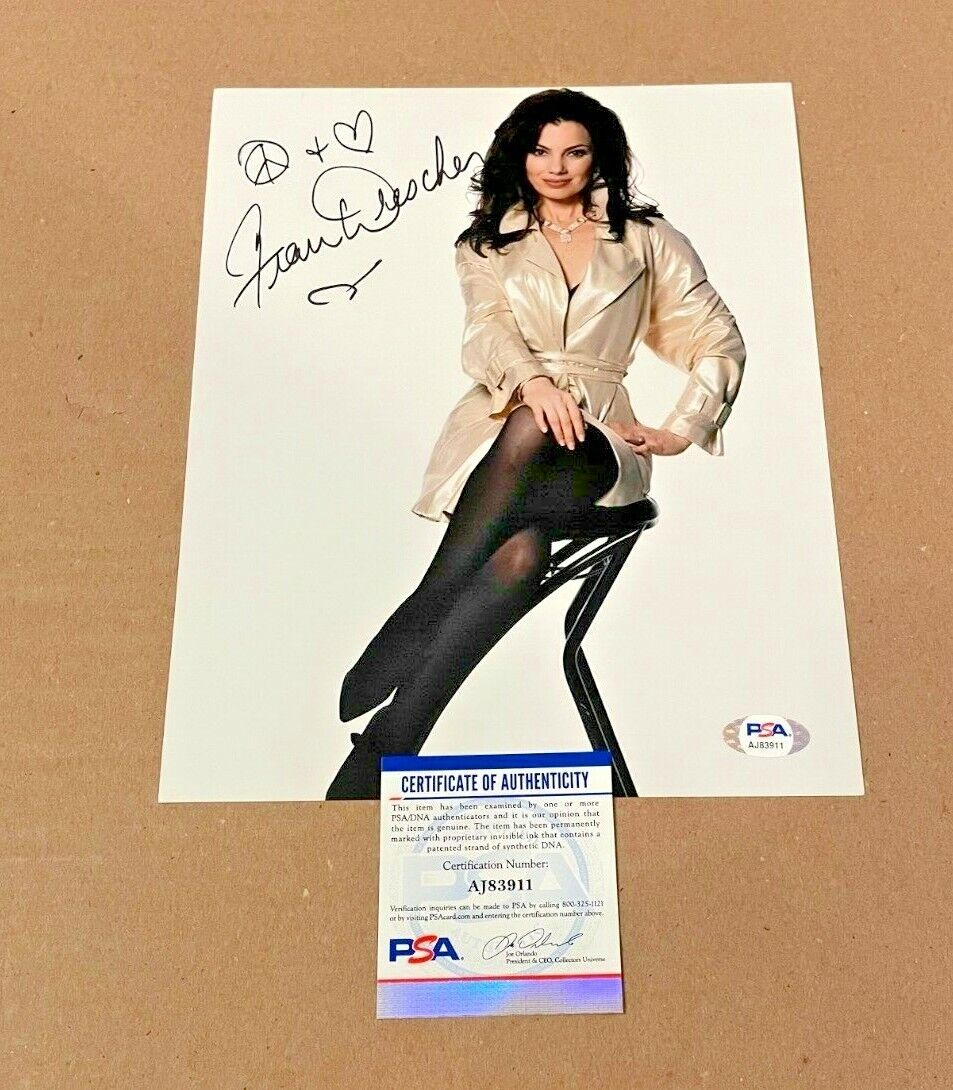 FRAN DRESCHER SIGNED SEXY 8X10 Photo Poster painting PSA/DNA THE NANNY #3