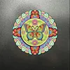 Acrylic DIY Dual-Layer 360 Rotating Diamond Art Fridge Magnet Butterfly Mandalas Diamond Painting Magnets DIY Art Fridge Magnet Refrigerator Sticker Crystal Art Craft for Adults Beginners Home Decors